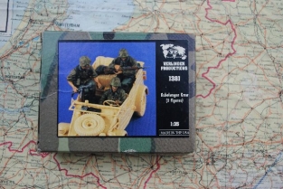 Verlinden Productions 1381  Kübelwagen Crew (3 figures)